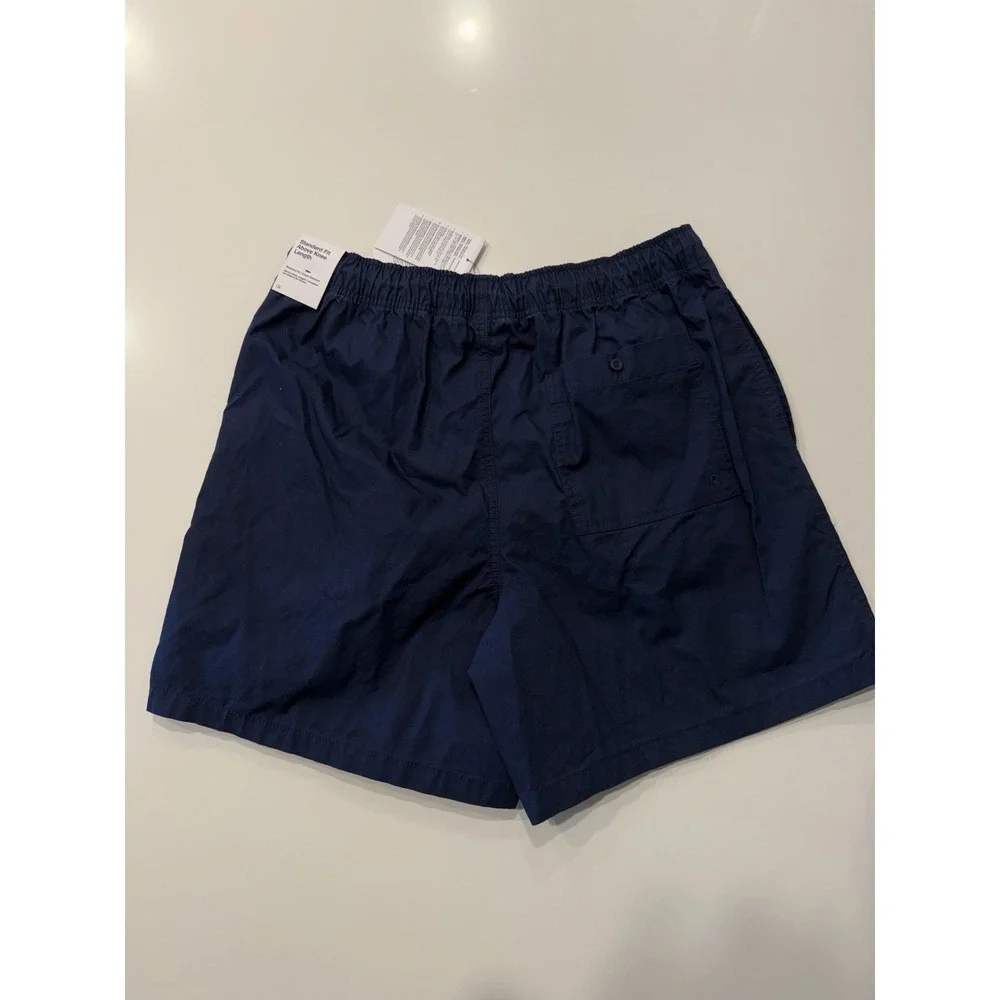 Nike Club Flow Shorts HJ1946-451 Obsidian Blue Cotton Enzyme Wash Mens M NWT
